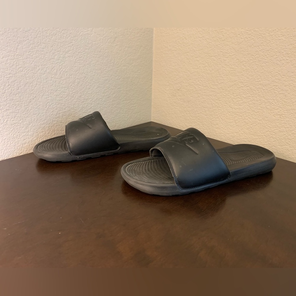 Nike Victori One Slides CN9675-003  Black/Black Men's Size 12